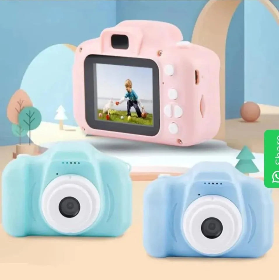 Mini Vintage Digital Camera for Kids Multicolor Portable