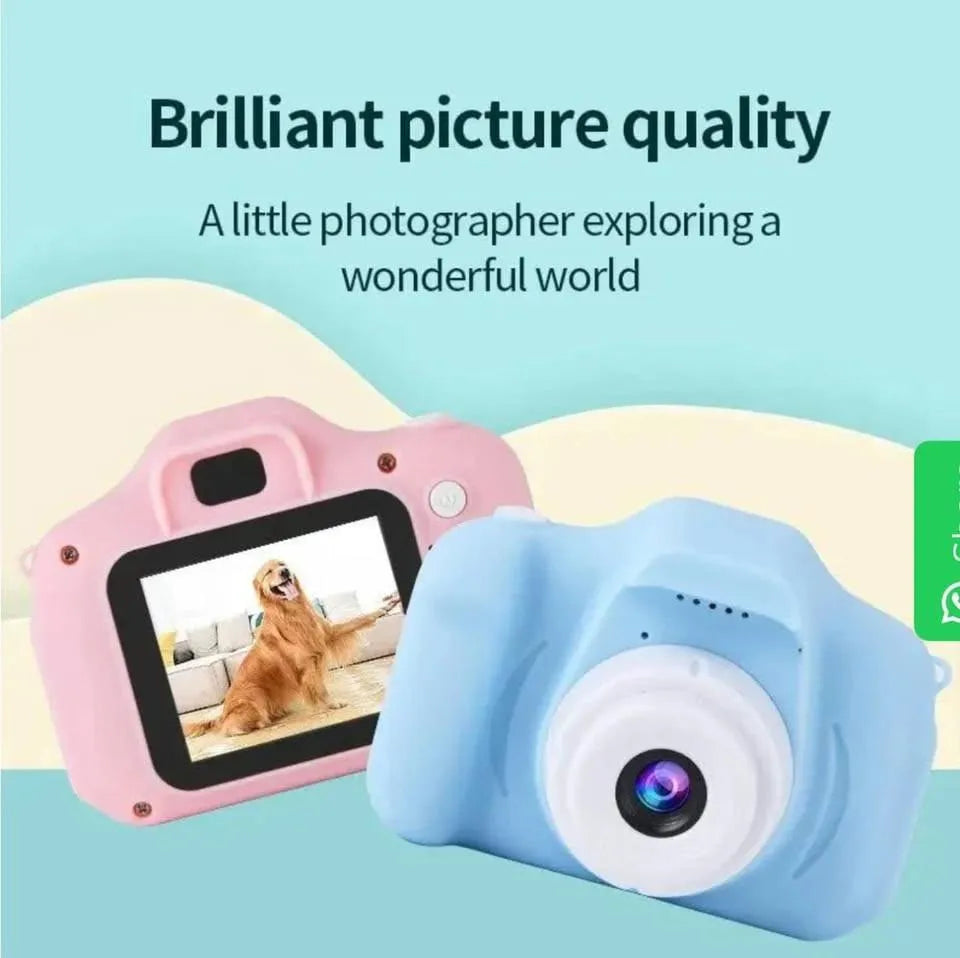 Mini Vintage Digital Camera for Kids Multicolor Portable