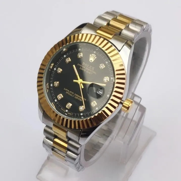ROLEX STAINLESS STEEL CLASSIC WRIST WATCH