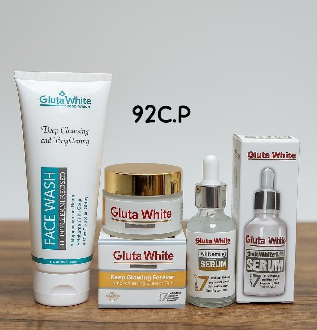 Gluta White 3 in 1 Skincare Bundle for All Skin Types