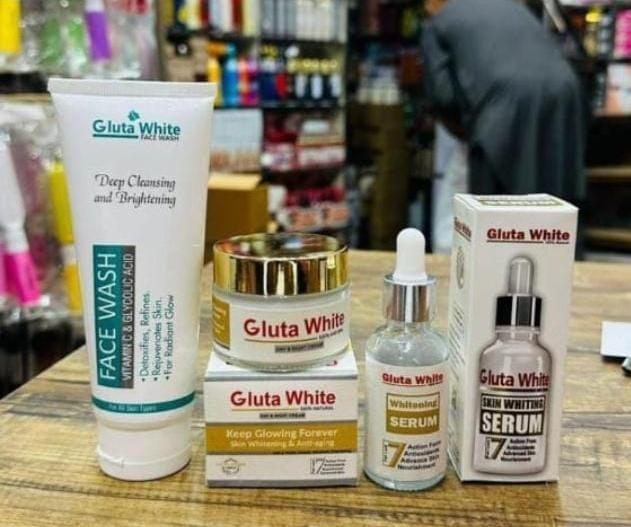 Gluta White 3 in 1 Skincare Bundle for All Skin Types