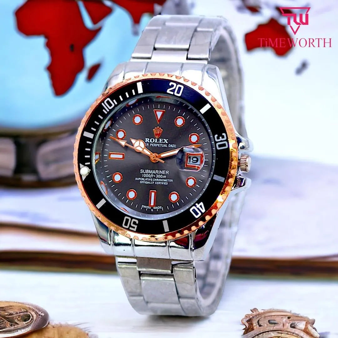 Men's Luxury Quartz Watch Multicolor Dial Lightweight Daily Wear