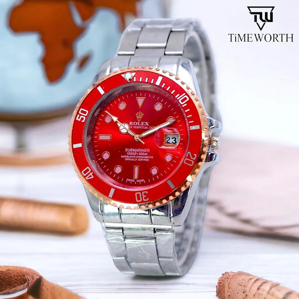 Men's Luxury Quartz Watch Multicolor Dial Lightweight Daily Wear