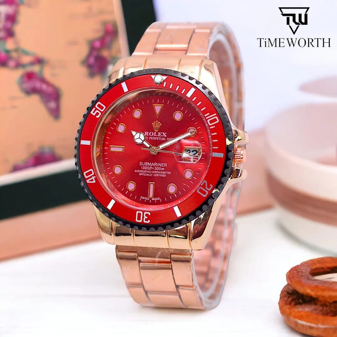 Men's Luxury Quartz Watch Multicolor Dial Lightweight Daily Wear