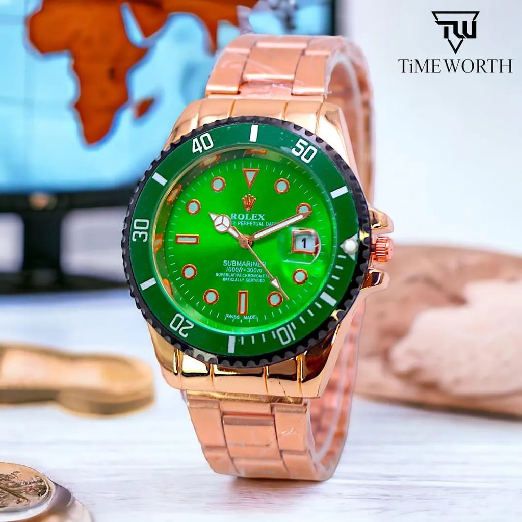 Men's Luxury Quartz Watch Multicolor Dial Lightweight Daily Wear