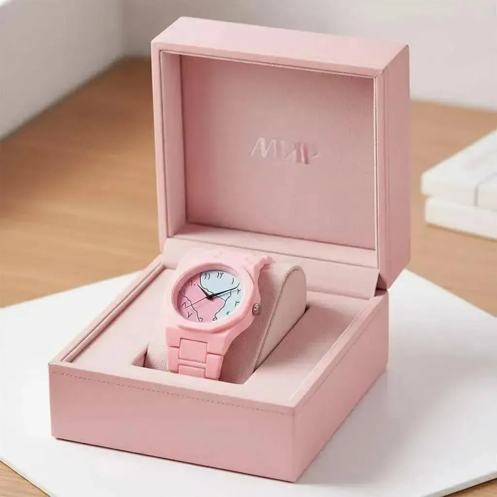 Women's Pink Silicone Watch Lightweight All Day Wear