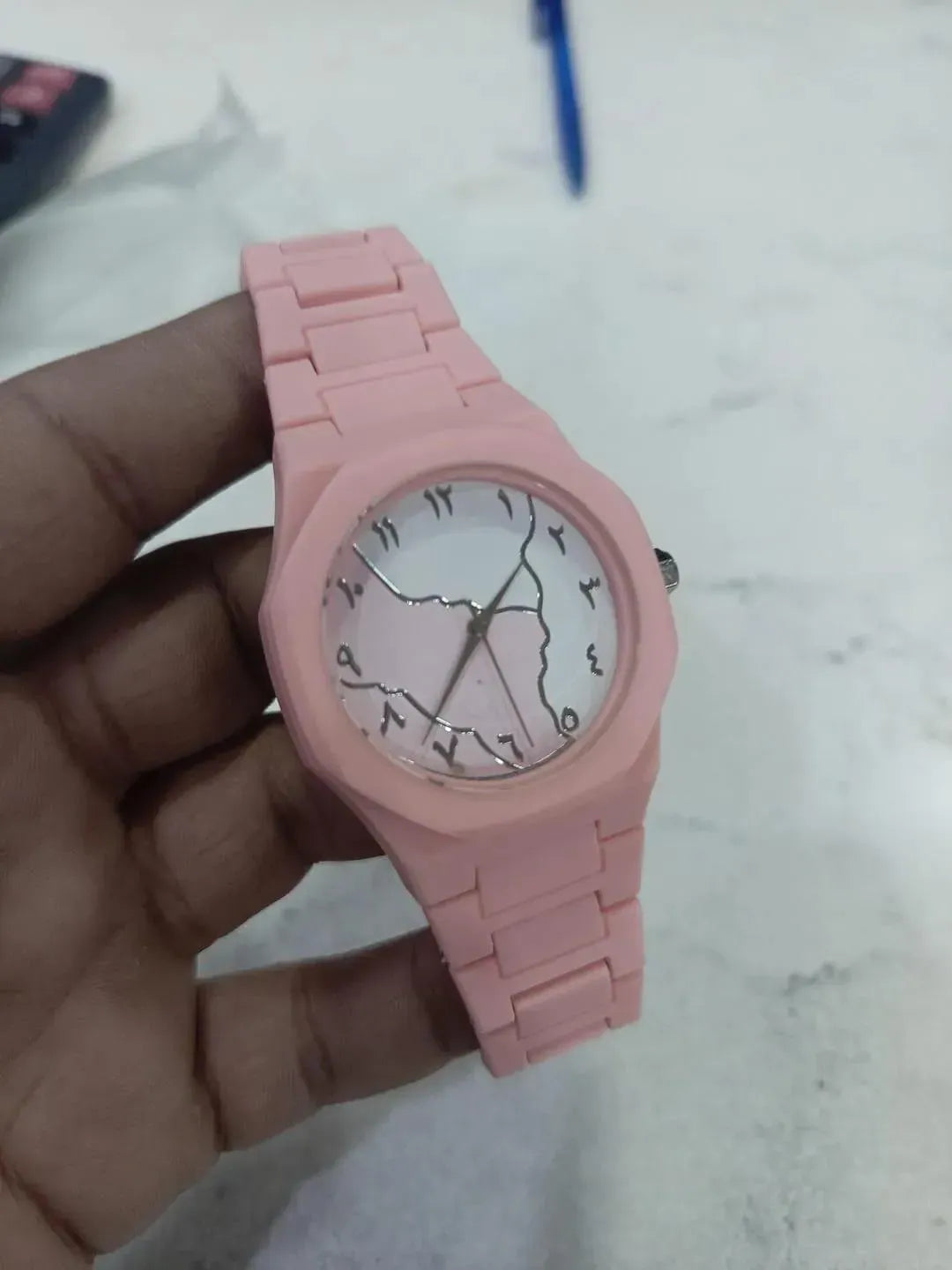 Women's Pink Silicone Watch Lightweight All Day Wear