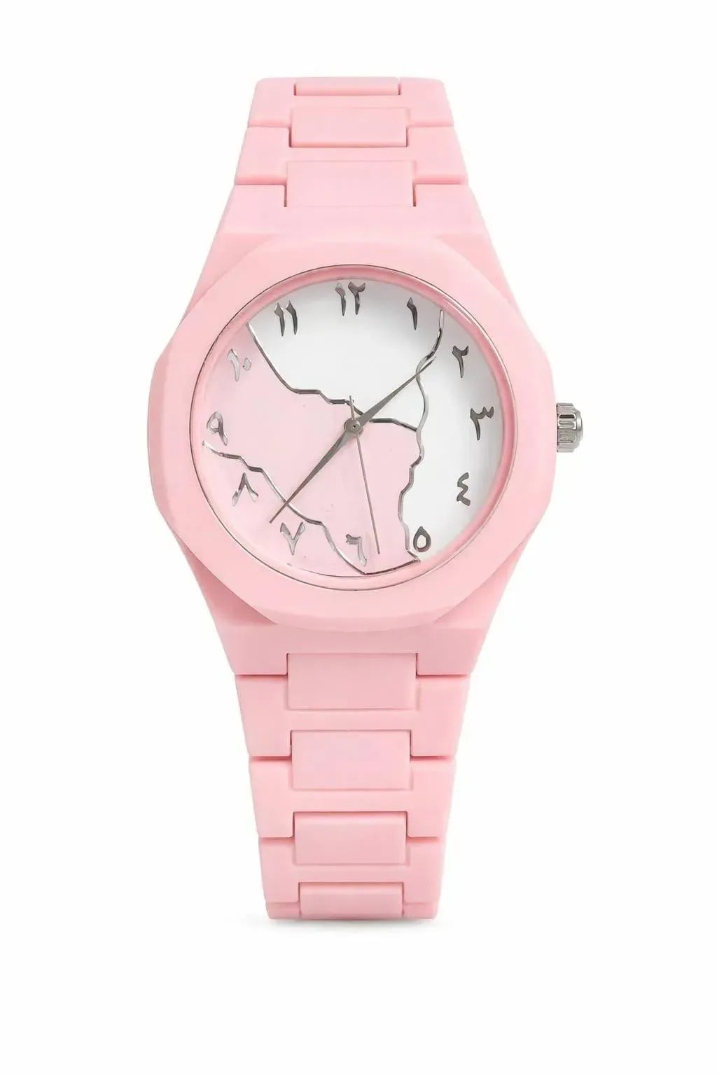 Women's Pink Silicone Watch Lightweight All Day Wear