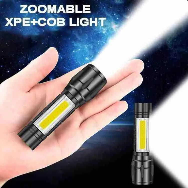 Rechargeable Flashlight Multicolor Type-C ABS