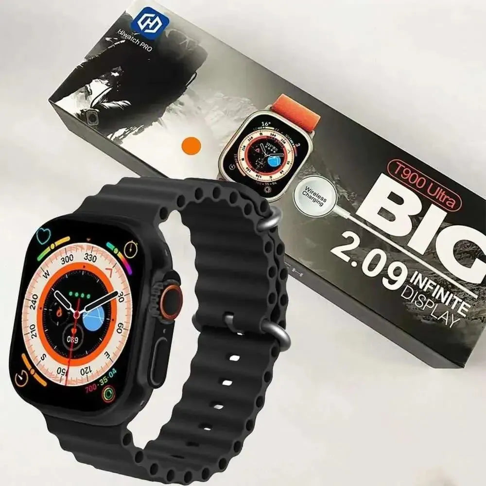T900 Ultra 2 Smart Watch with Orange Strap & Blue Band