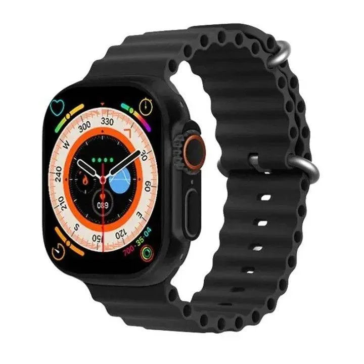 T900 Ultra 2 Smart Watch with Orange Strap & Blue Band