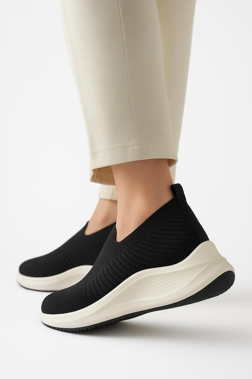 Men's Black Skechers Walking Shoes