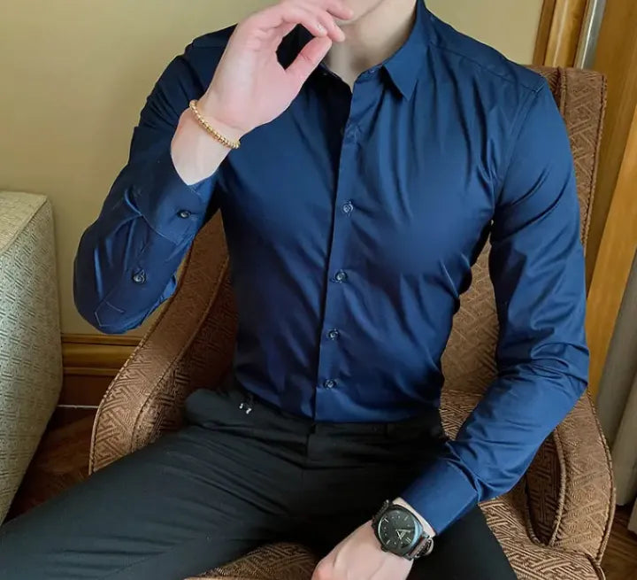 Formal Dress shirt for men - Cotton - | Pant Coat Shirts | - Black - Navy Blue - White - Mahroon