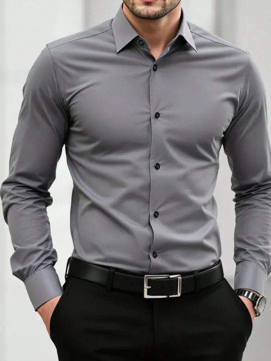 Formal Dress shirt for men - Cotton - | Pant Coat Shirts | - Black - Navy Blue - White - Mahroon