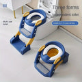 2 in 1 Foldable Potty Training Toilet Seat & Ladder | Soft Cushion & Anti-Slip